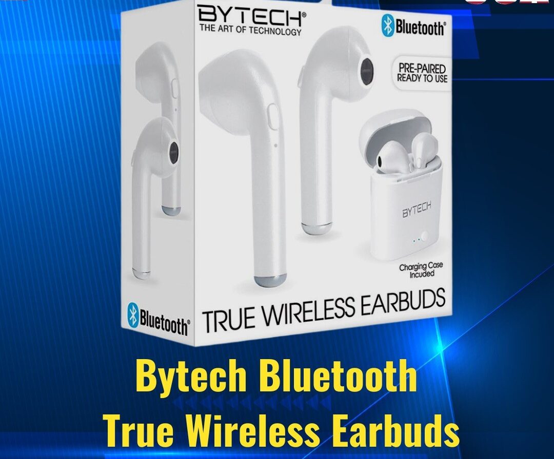Instruction how to charge Bytech wireless earbuds and charger case fast